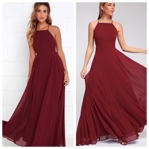 Burgundy Maxi Dress